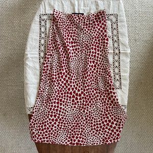 Realization Par heart print midi skirt